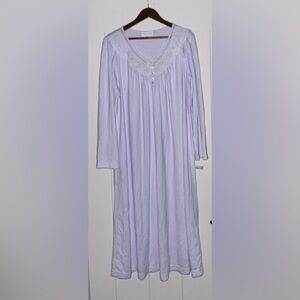 Miss Elaine Woman Cuddlknit Nightgown Plus Size 2X Pullover Loungewear Relax